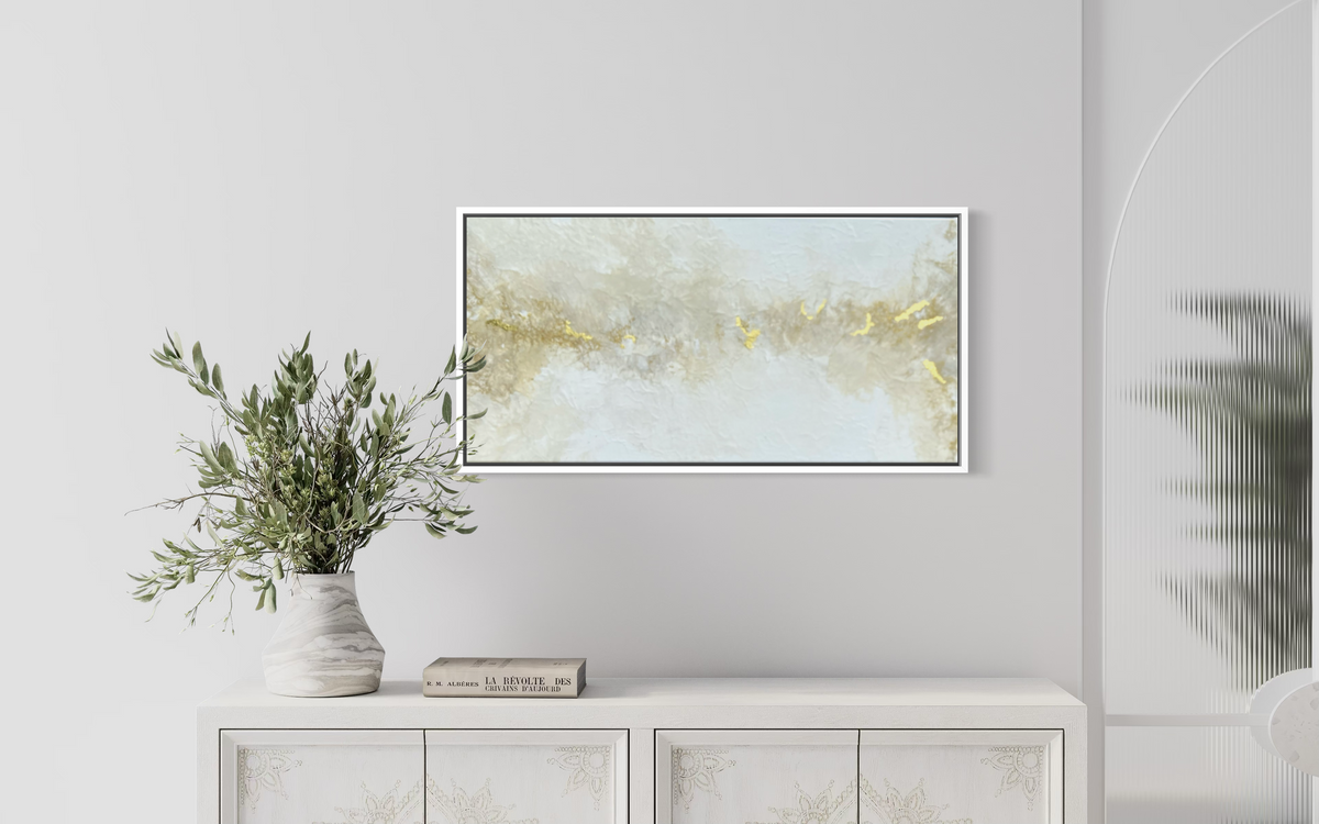 "Silent Horizon" - Original Gemälde | 40x80 cm