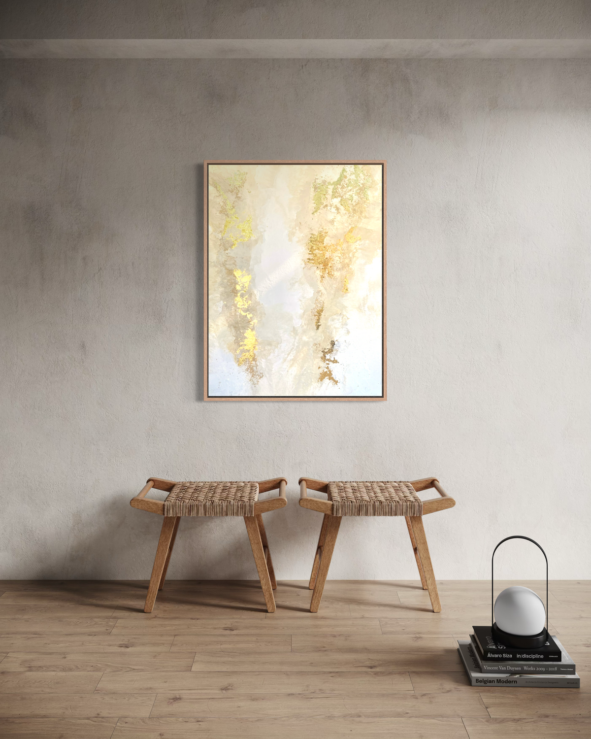 "Golden Veil" - Original Gemälde | 80x60 cm