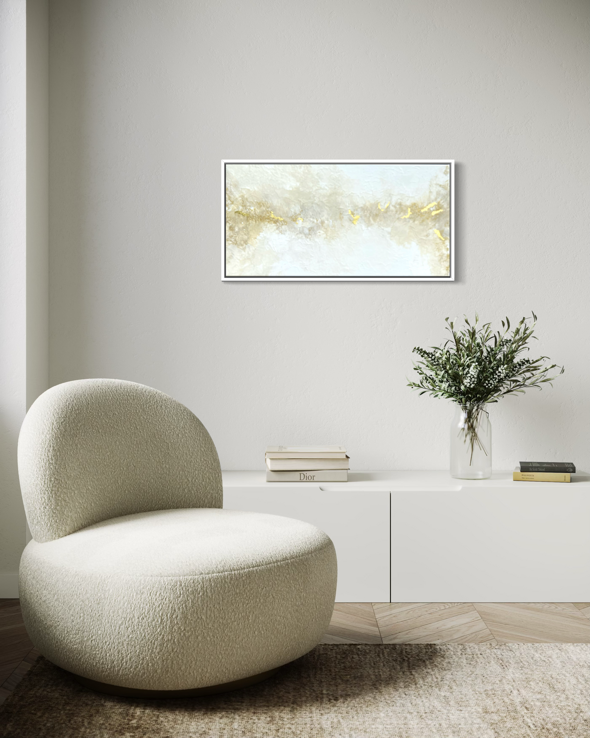 "Silent Horizon" - Original Gemälde | 40x80 cm