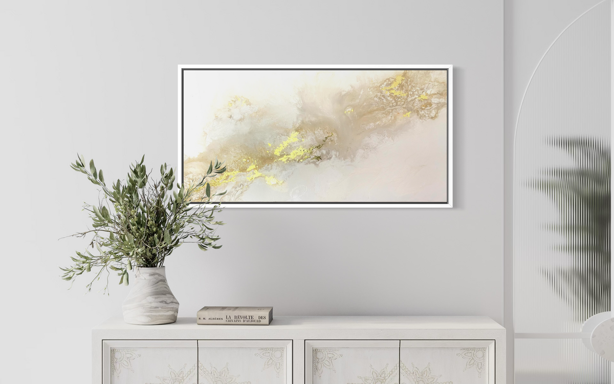 "Silent Light" - Original Gemälde | 40x80 cm