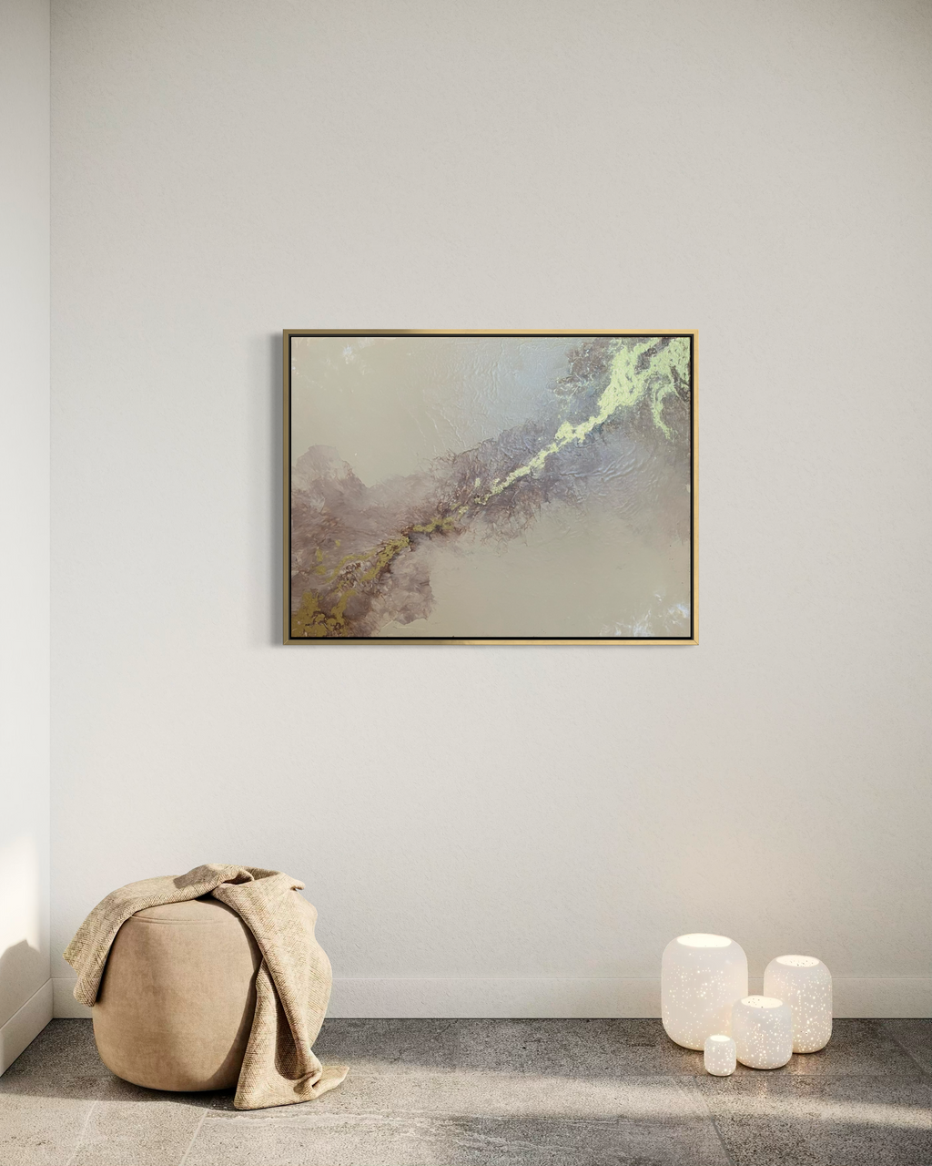 "Golden Vein" - Original Gemälde | 80x60 cm