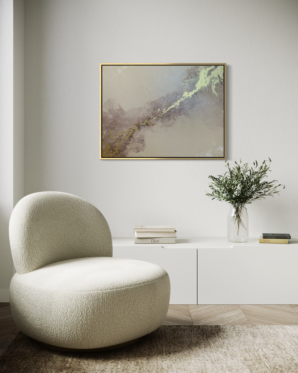 "Golden Vein" - Original Gemälde | 80x60 cm