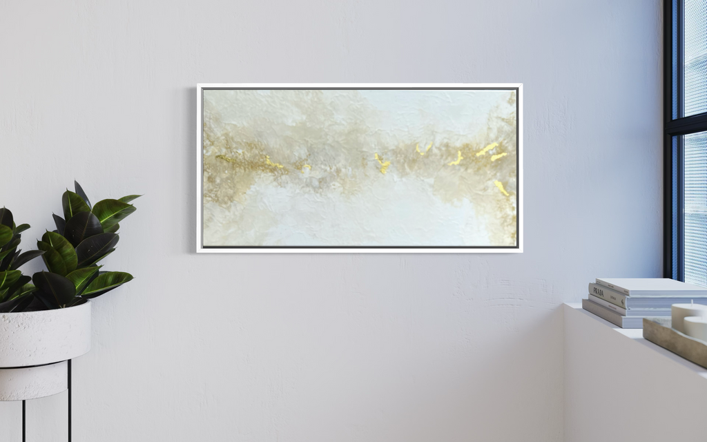 "Silent Horizon" - Original Gemälde | 40x80 cm