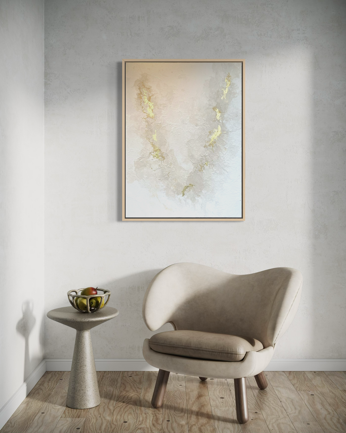 "Ivory Whisper" - Original Gemälde | 80x60 cm