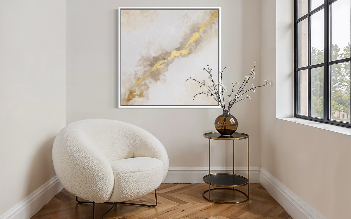 "Quiet Flow" - Original Gemälde | 70x70cm