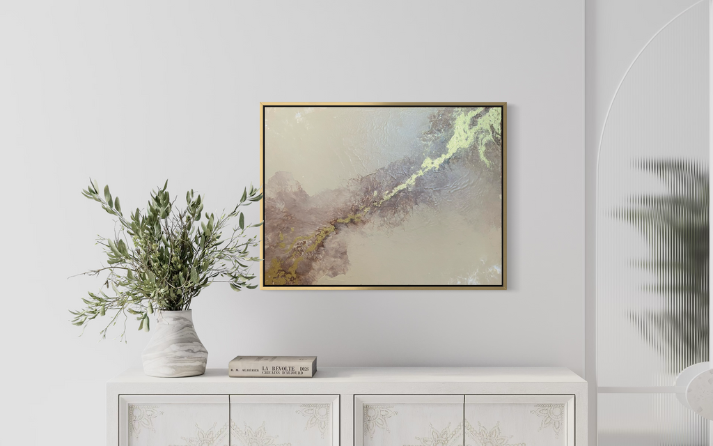 "Golden Vein" - Original Gemälde | 80x60 cm