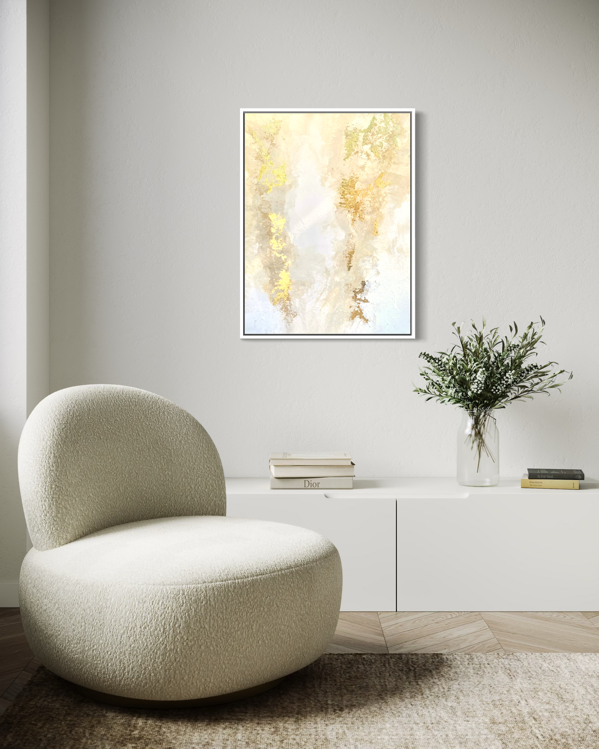 "Golden Veil" - Original Gemälde | 80x60 cm