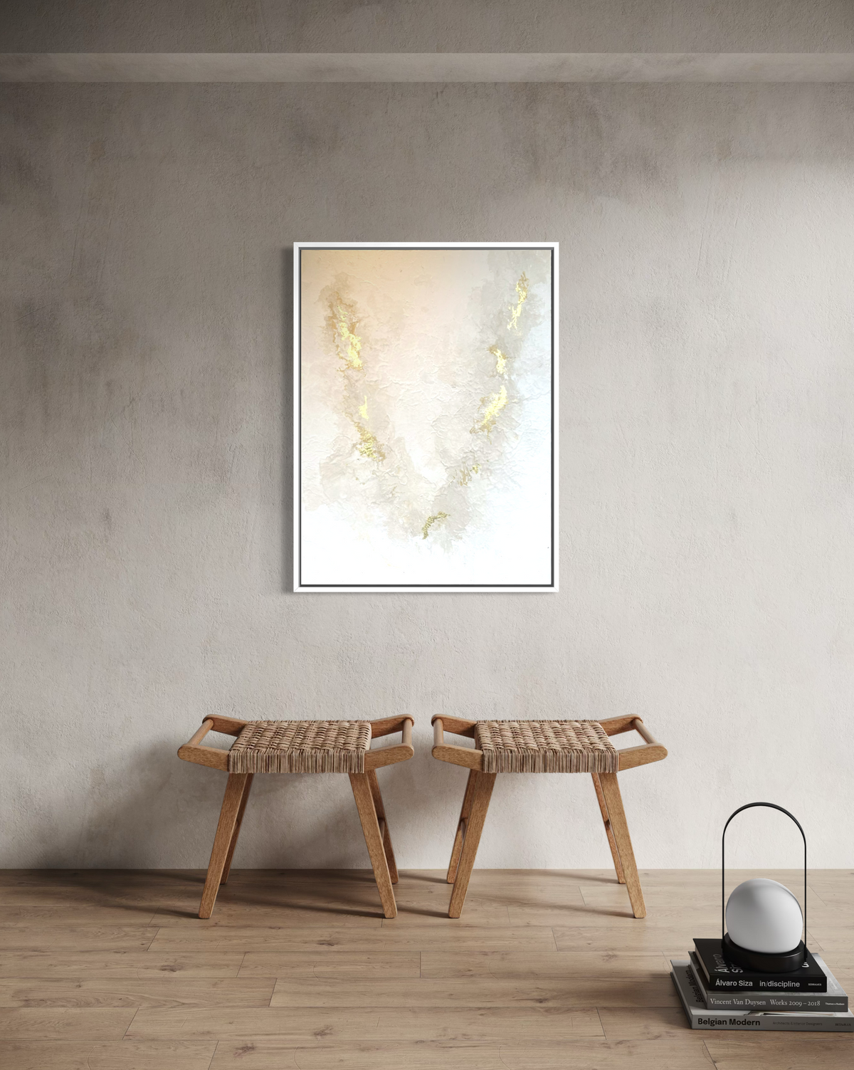 "Ivory Whisper" - Original Gemälde | 80x60 cm