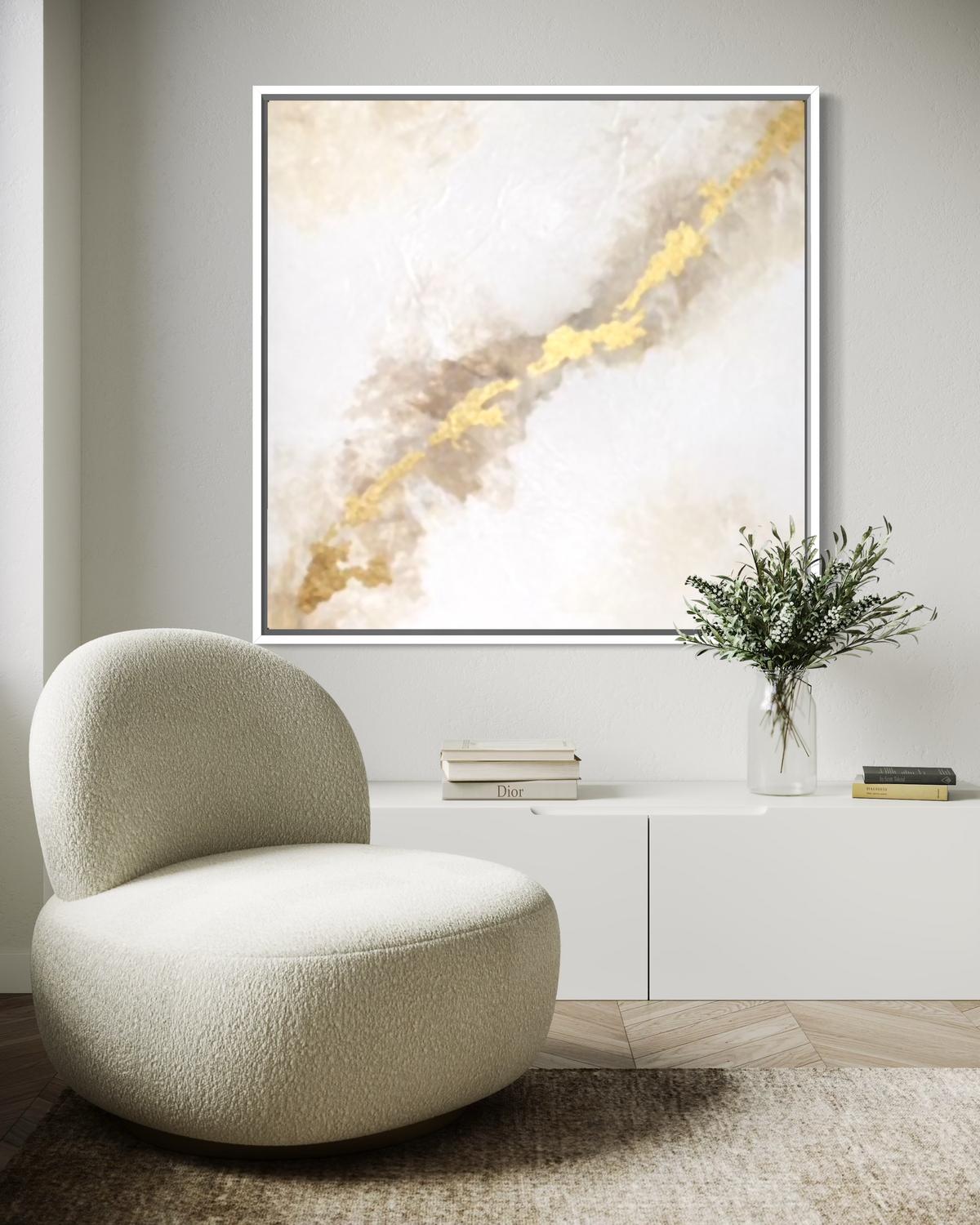 "Quiet Flow" - Original Gemälde | 70x70cm