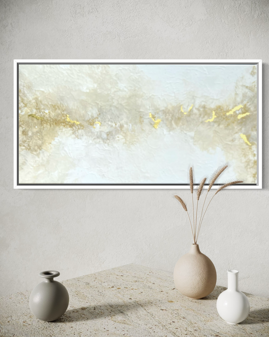 "Silent Horizon" - Original Gemälde | 40x80 cm