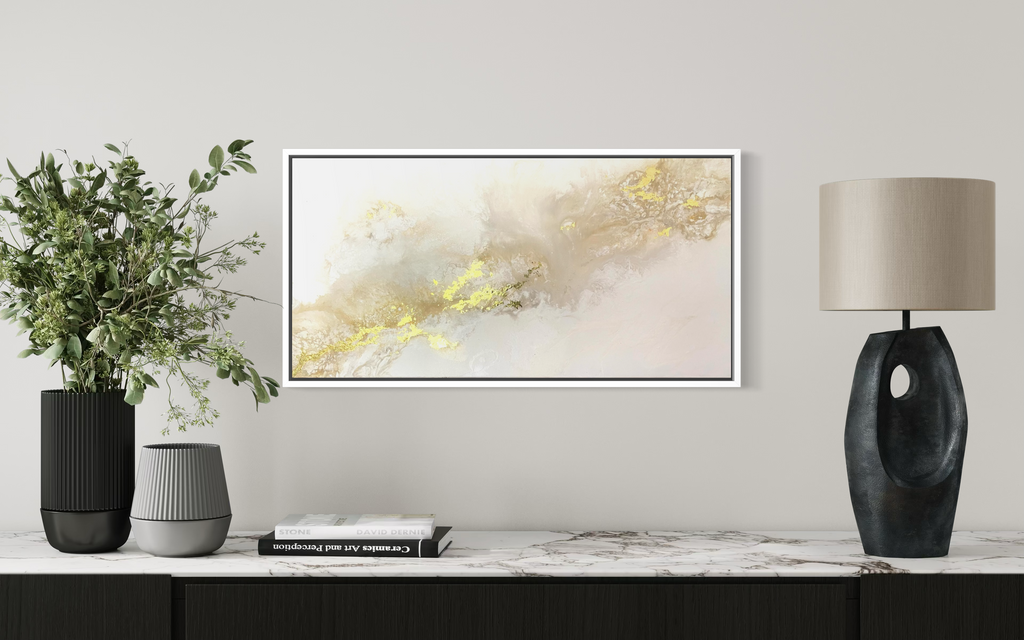 "Silent Light" - Original Gemälde | 40x80 cm