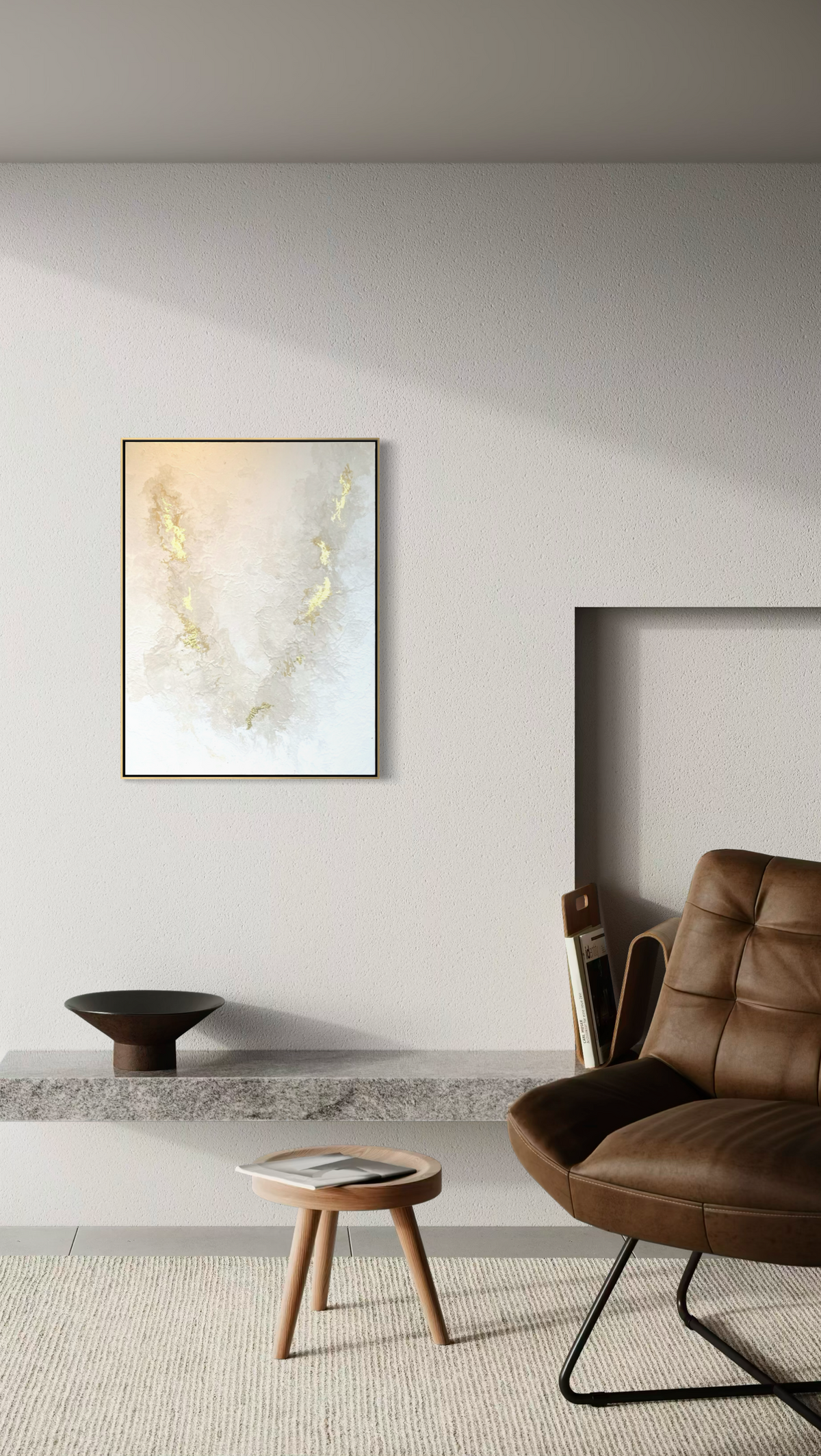 "Ivory Whisper" - Original Gemälde | 80x60 cm