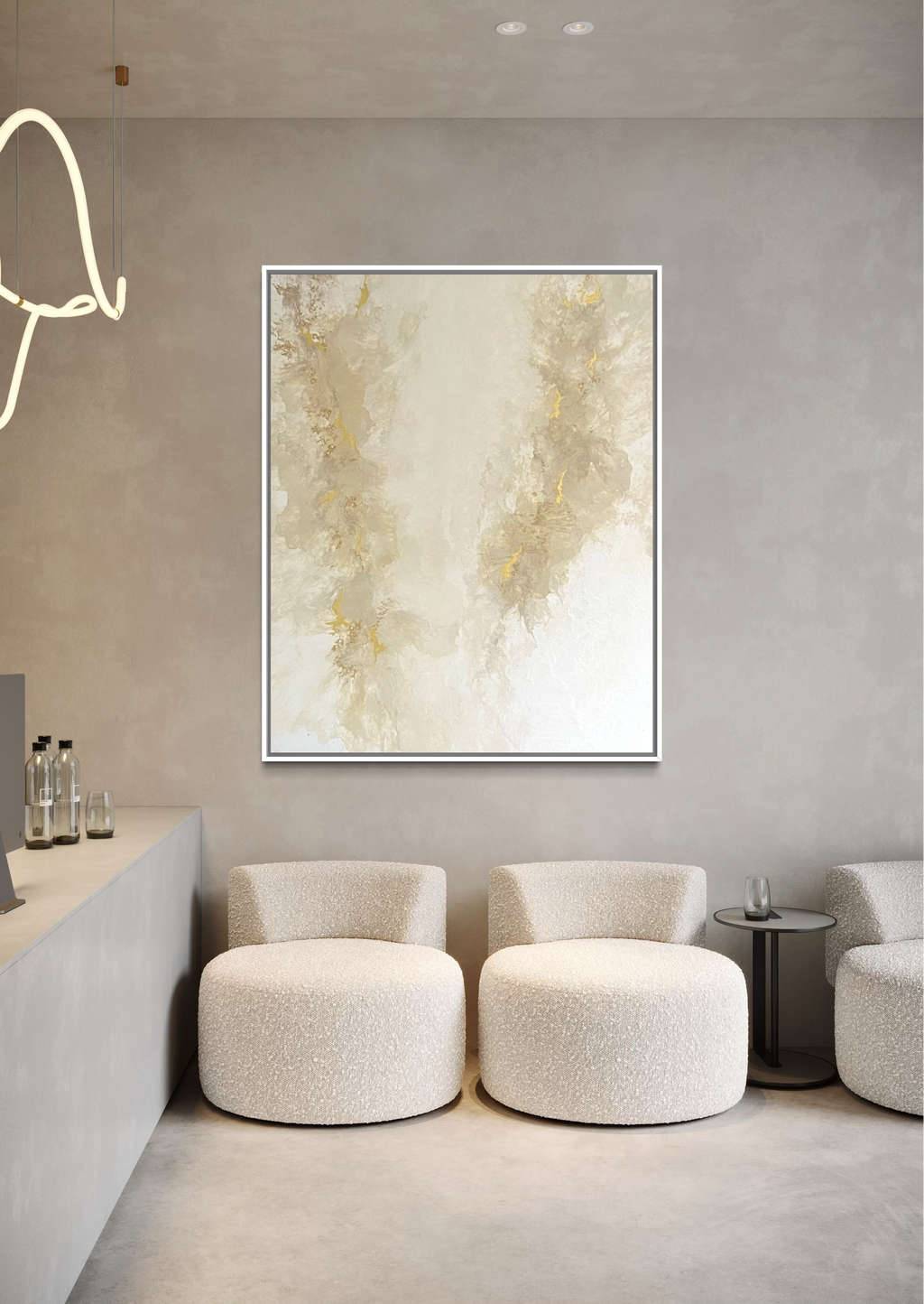 "Whispered Gold" - Original Gemälde | 80x100 cm