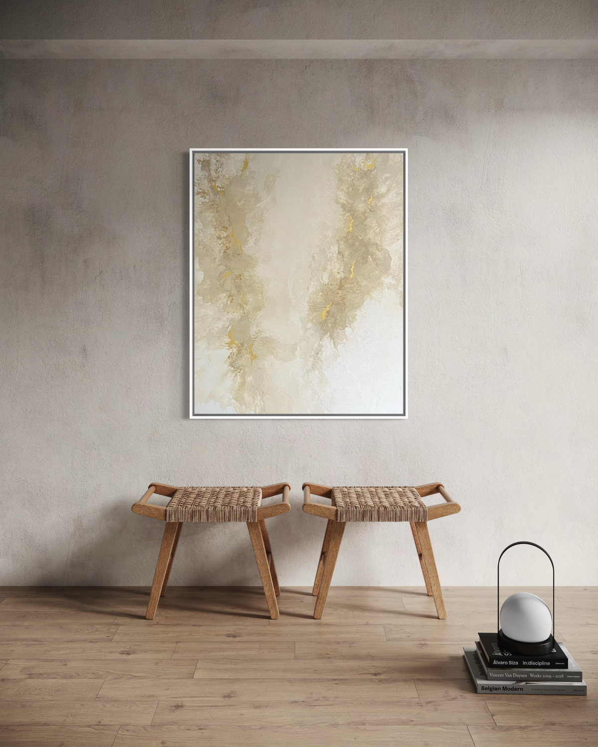"Whispered Gold" - Original Gemälde | 80x100 cm