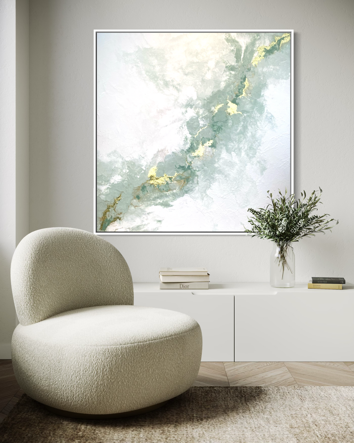 "Ethereal Whisper" - Original Gemälde | 100x100 cm