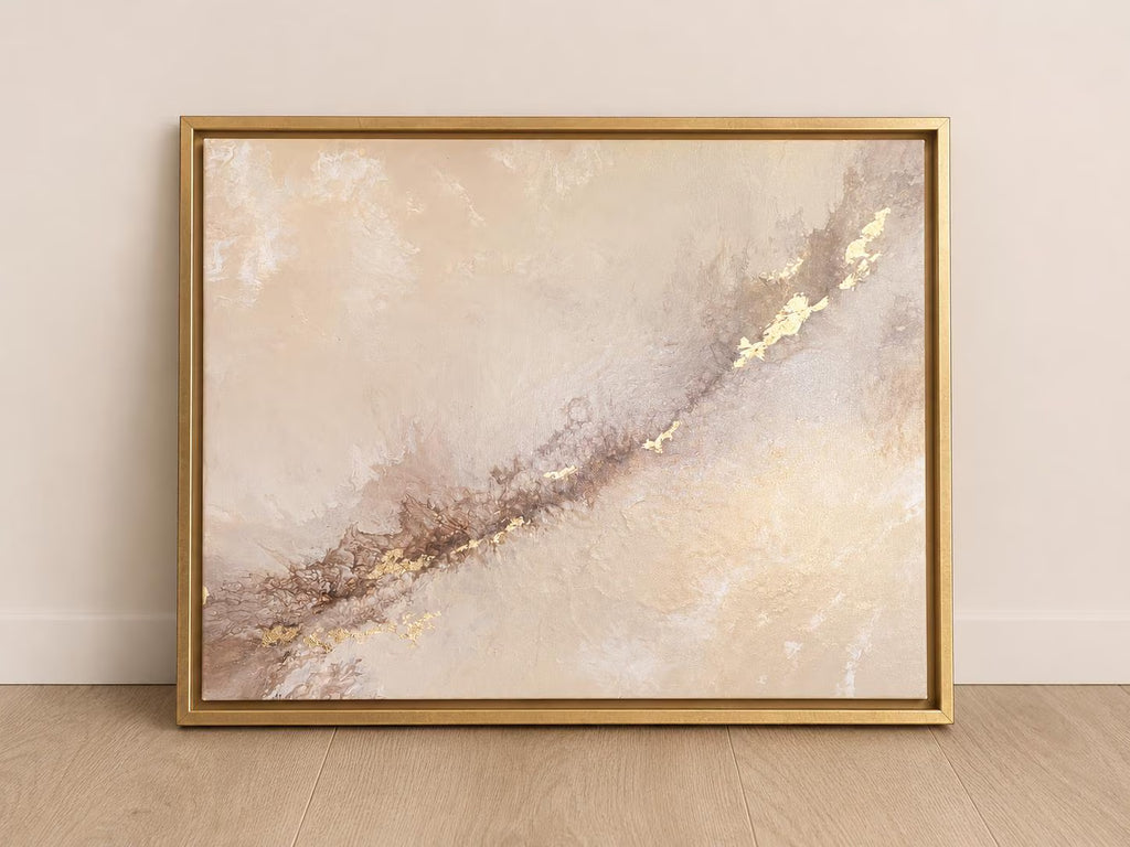 "Golden Flow" - Original Gemälde | 40x50 cm