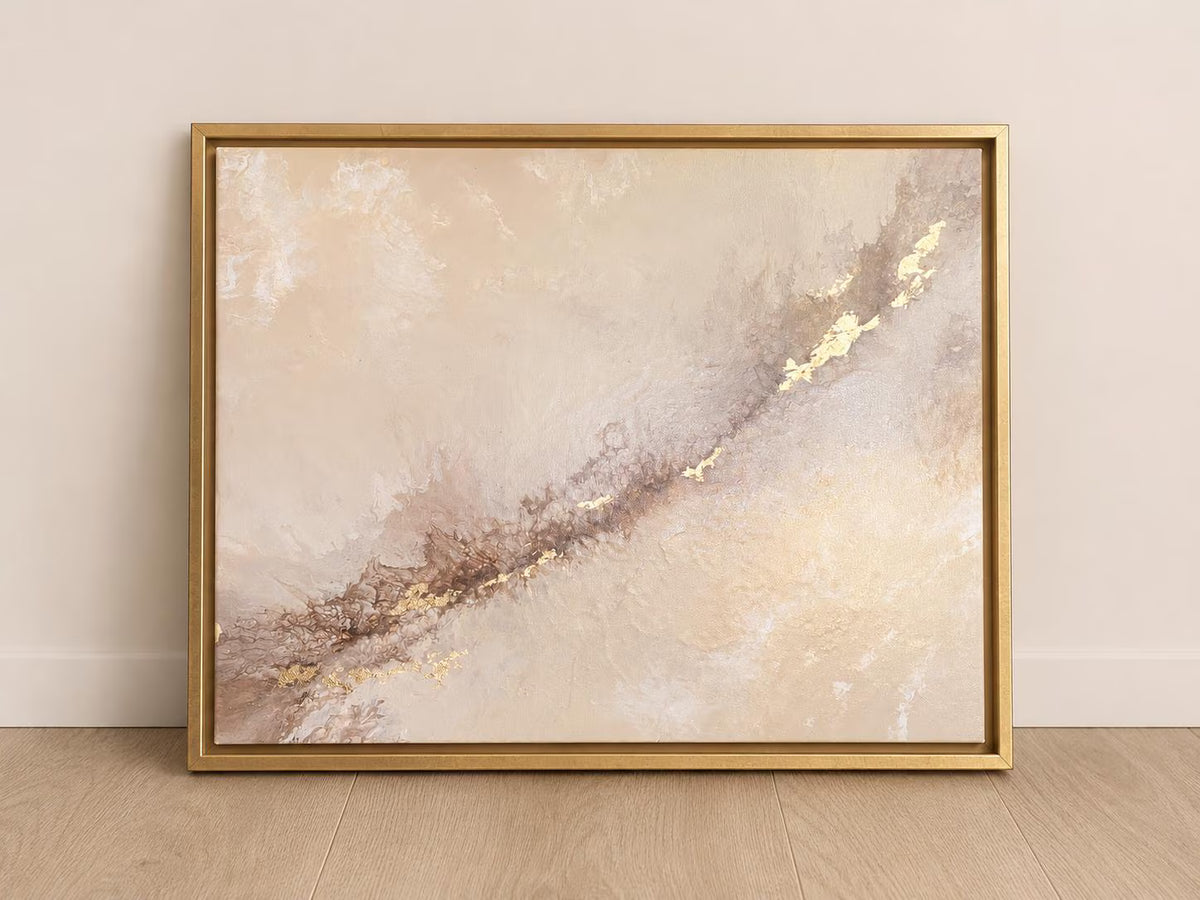 "Golden Flow" - Original Gemälde | 40x50 cm