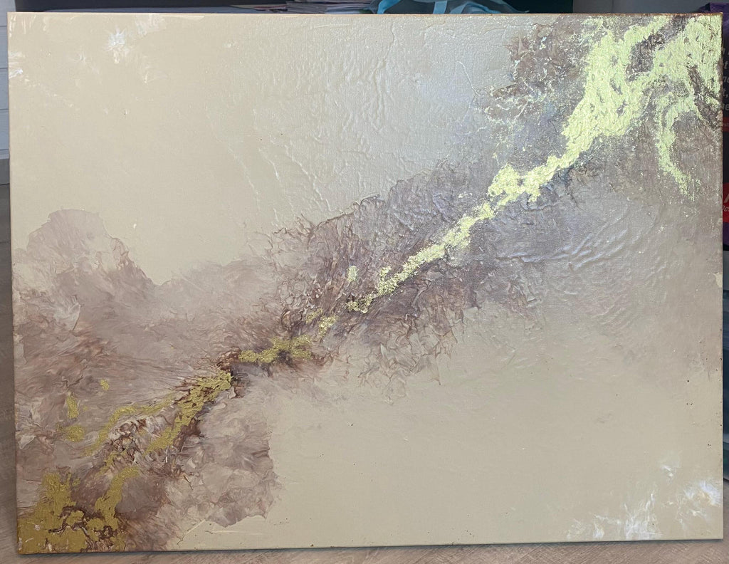 "Golden Vein" - Original Gemälde | 80x60 cm