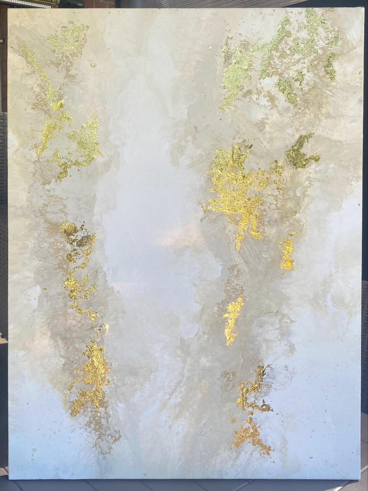 "Golden Veil" - Original Gemälde | 80x60 cm