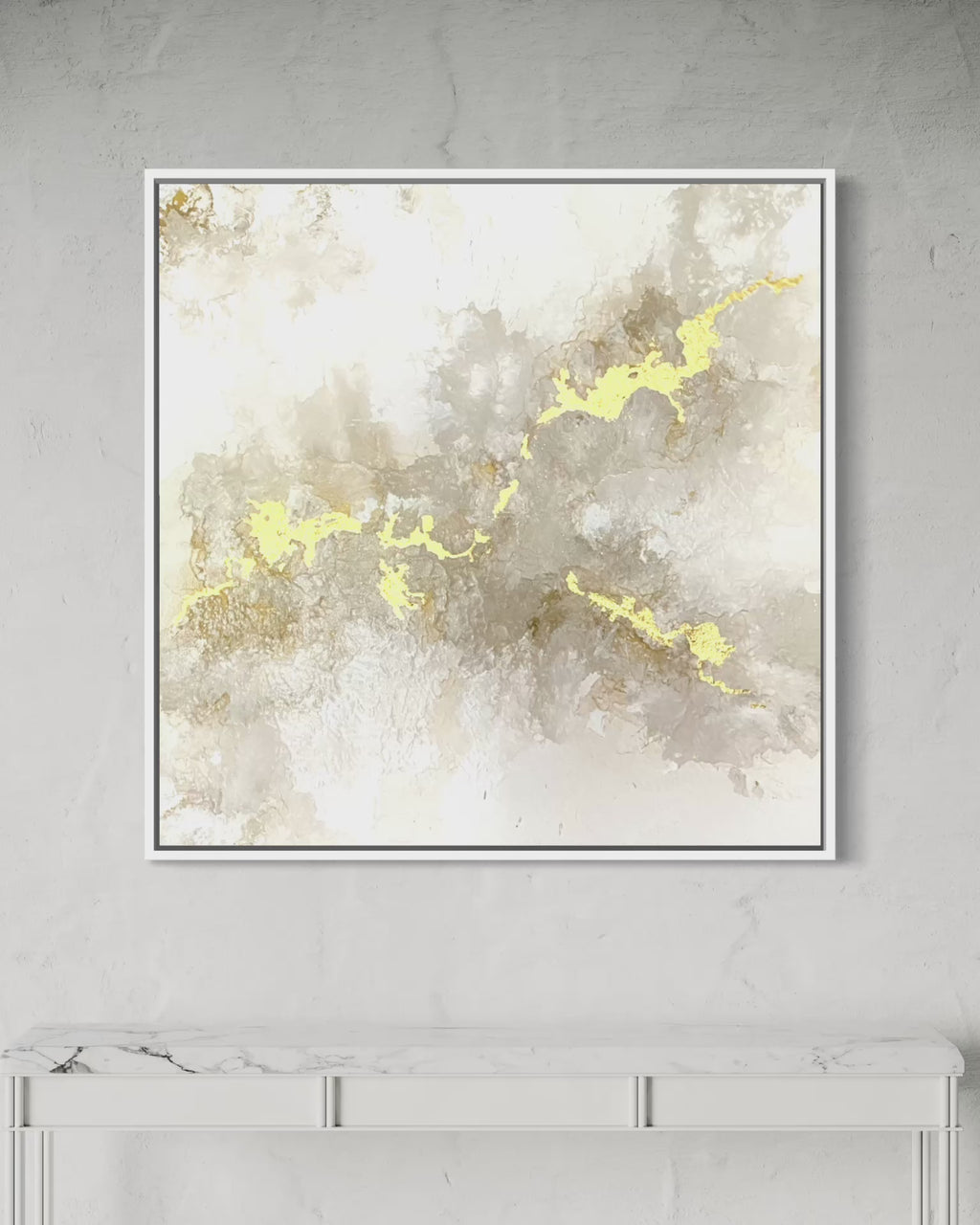 "Golden Drift" - Original Gemälde | 70x70cm