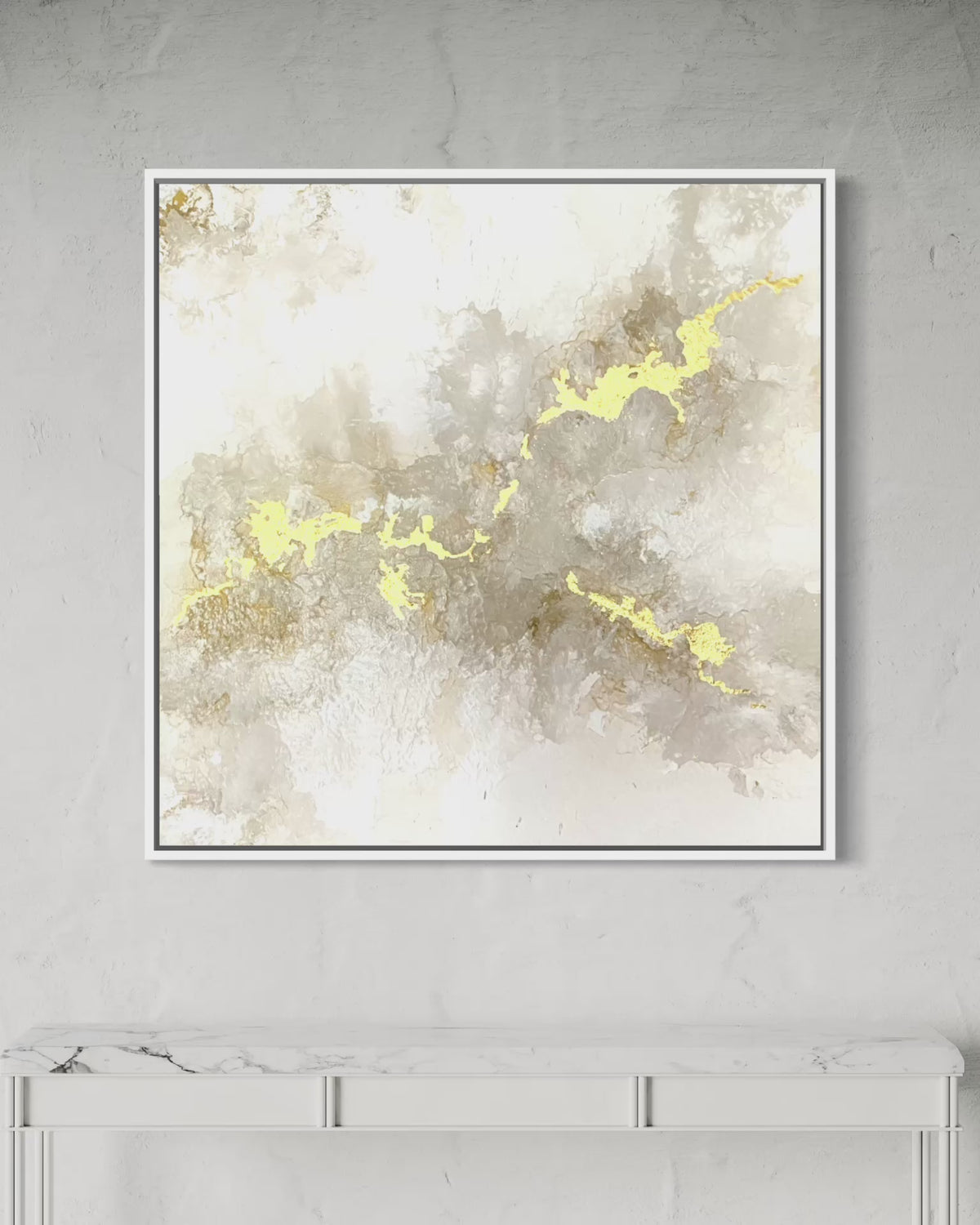 "Golden Drift" - Original Gemälde | 70x70cm